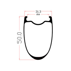 700C G50グラベルホイール