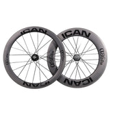 フロント55mm/リア86mmピストカーボンホイール - ICANホイールジャパン