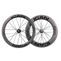 フロント55mm/リア86mmピストカーボンホイール - ICANホイールジャパン