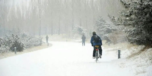 冬場自転車