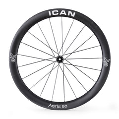 Aeris 50 カーボンスポークディスクホイールセット