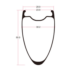 Alpha50 Ⅱワイドリムロードディスクブレーキホイール 「内幅23ｍｍ] - ICANホイールジャパン