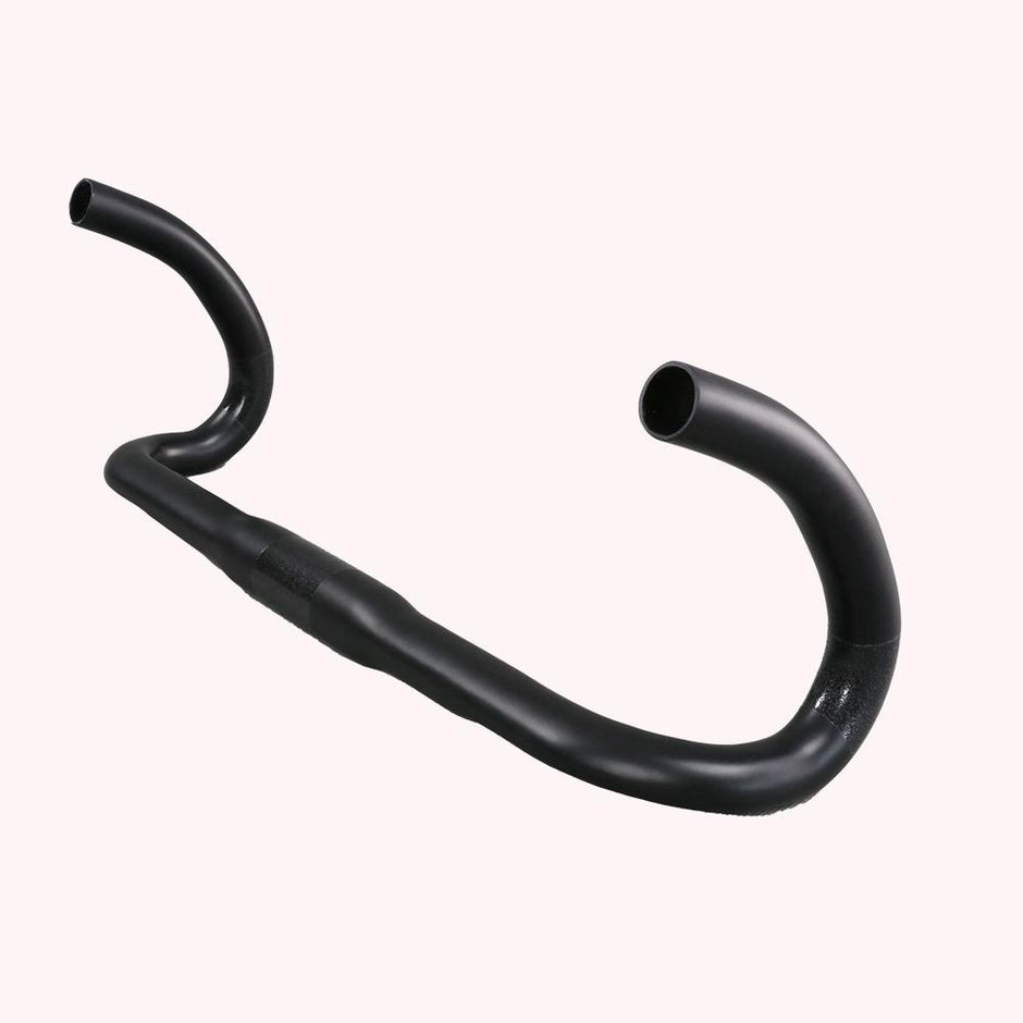 【新品・未使用】カーボン一体型ハンドルバー（中华製）400/100mm約380g 新品・未使用】カーボン一体型ハンドルバー（中华製）400/100mm